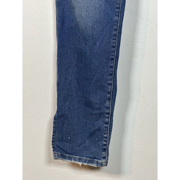 Flying Monkey Jeans Size 26 Slit Ankle Dark Stretch Denim Women’s Y3013 Slim Leg - Picture 3 of 10